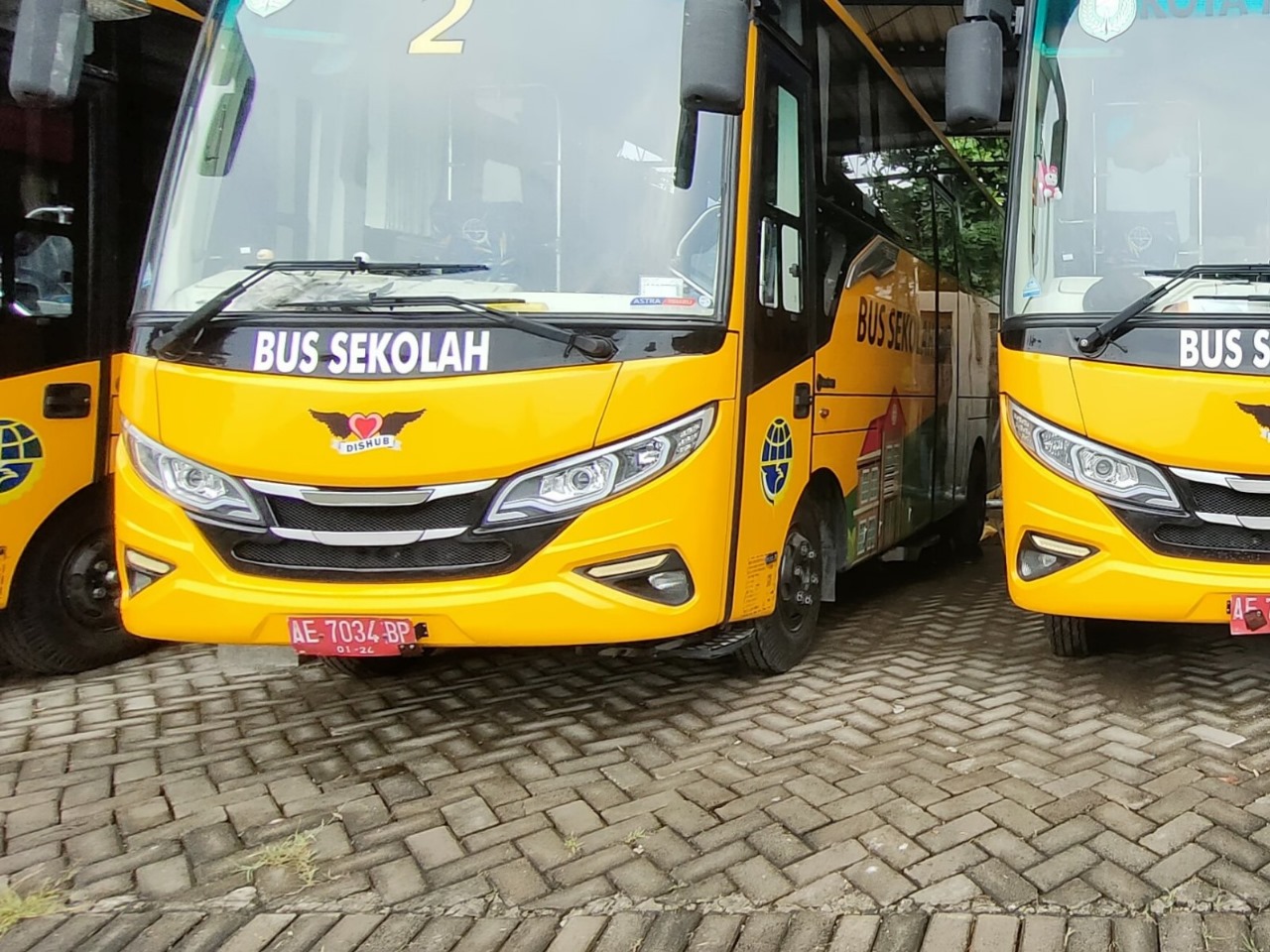 Bus Sekolah untuk layanan transportasi peserta didik di Kutai Kartanegara (Ilustrasi). (IST)