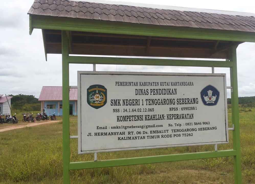 Sekolah Menengah Kejuruan (SMK) Negeri 1 Tenggarong Seberang, Kutai Kartanagera. (Ist)