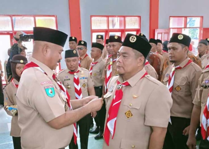 Pelantikan Pengurus Pramuka Kecamatan Sebulu periode 2022-2025 (Mahakam Daily). (Ist)