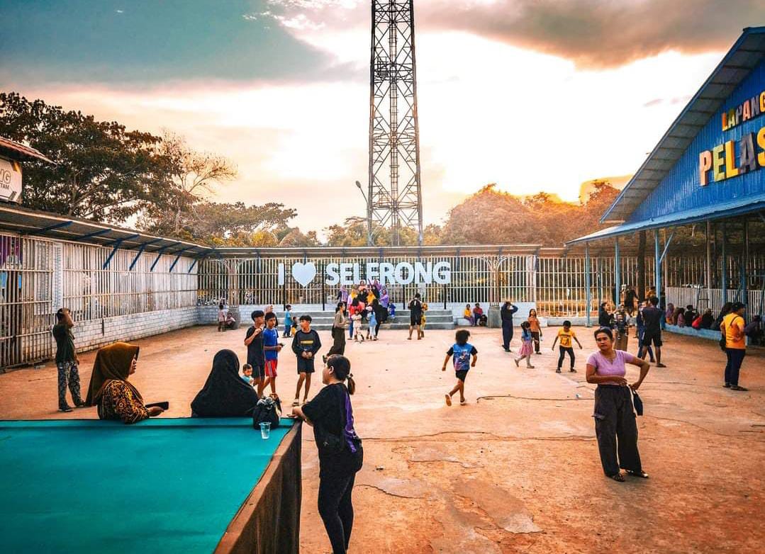 Lapangan Futsal Pelas Benua Desa Selerong / Istimewa