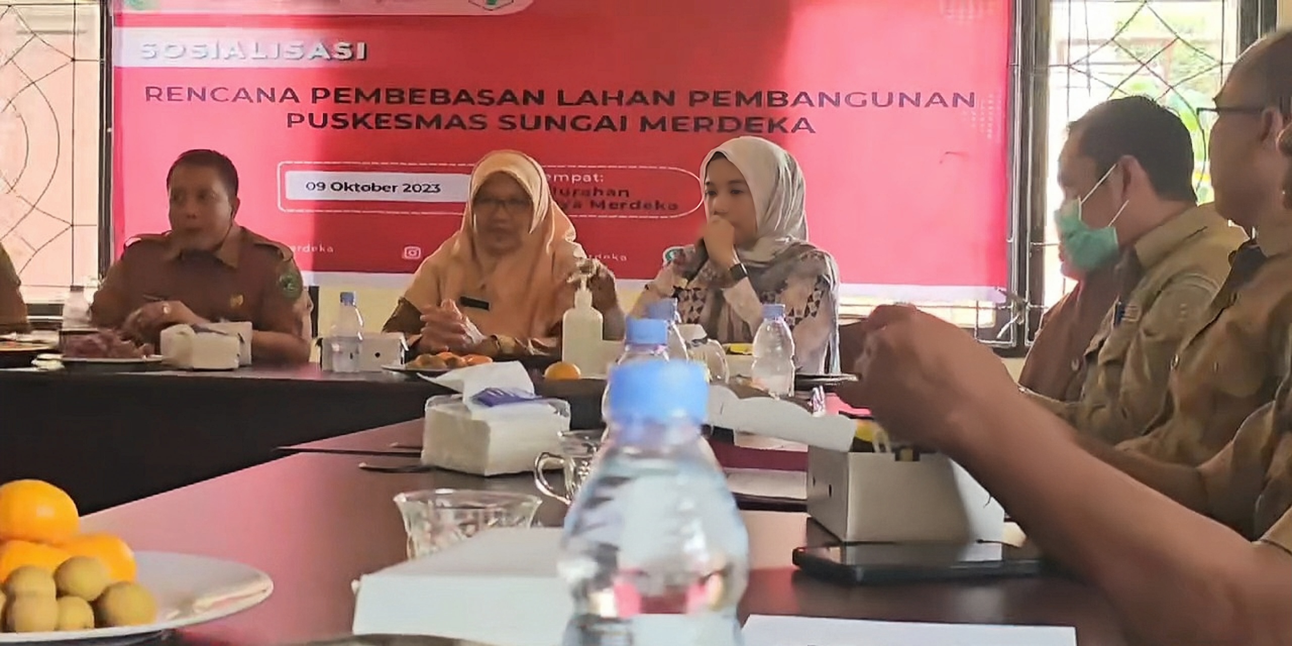 Pemdes Kecamatan Samboja Barat melakukan rapat untuk pembangunan puskesmas baru / Istimewa