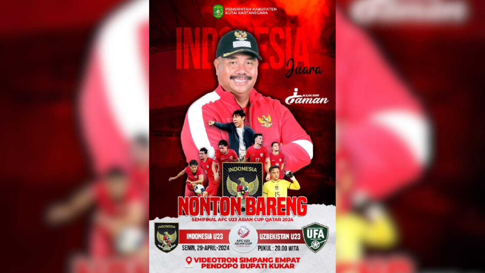 Flyer nobar timnas U23