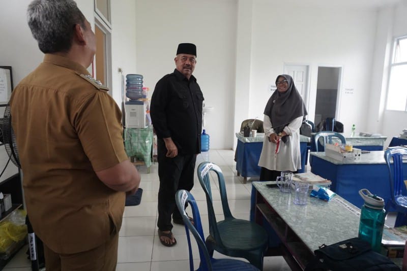 Bupati Kukar, Edi Damansyah tinjau gedung SMP PGRI 15 Tenggarong Seberang / Istimewa