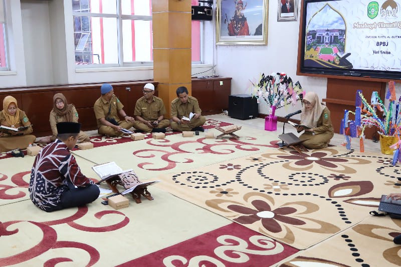 Suasana seleksi Musabaqoh Tilawatil Quran (MTQ) antar OPD Kukar / Istimewa