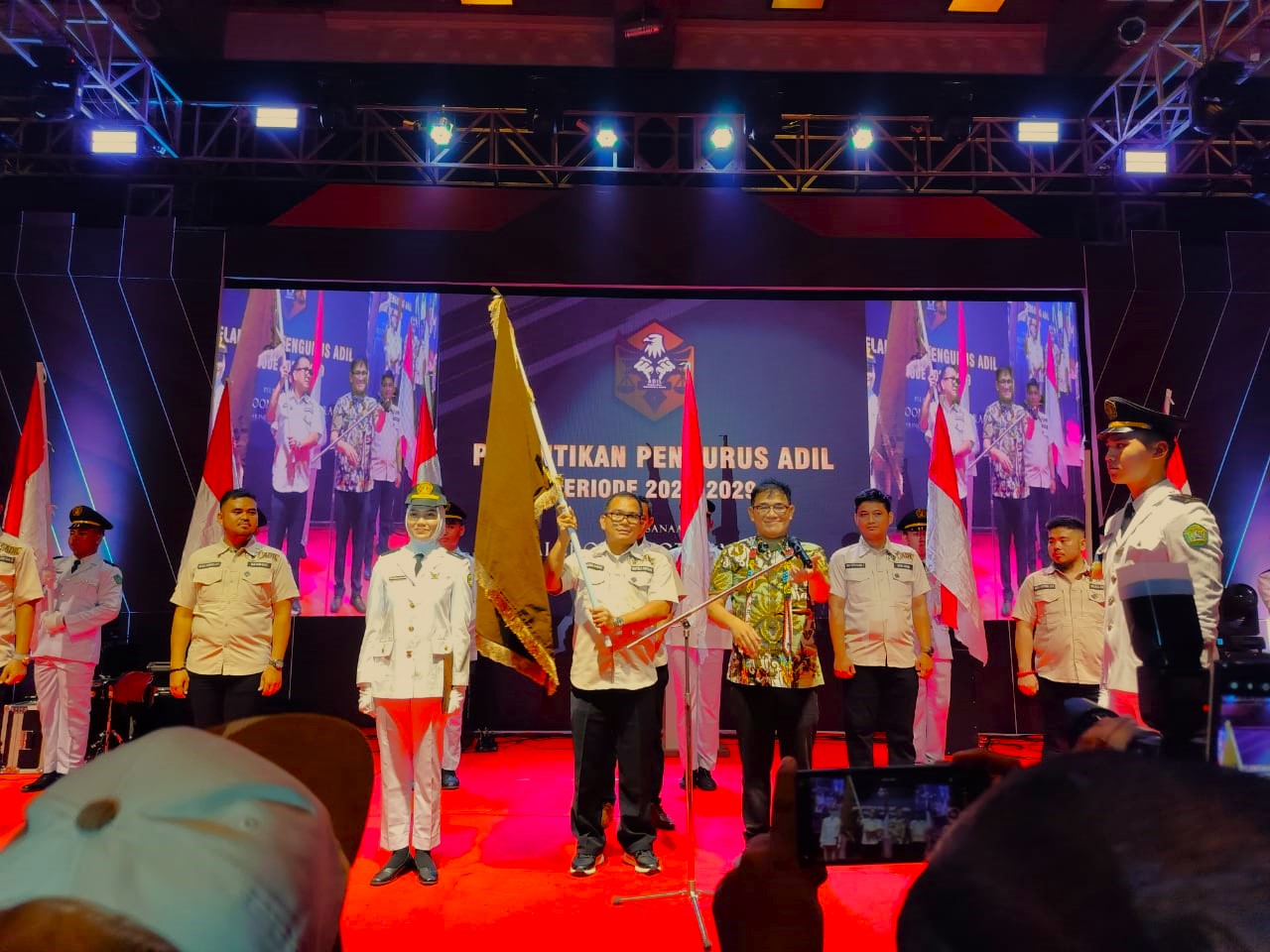 Momen deklarasi dan pengukuhan pengurus ADIL, di Hotel Mesra Samarinda, Rabu 18 September 2024.