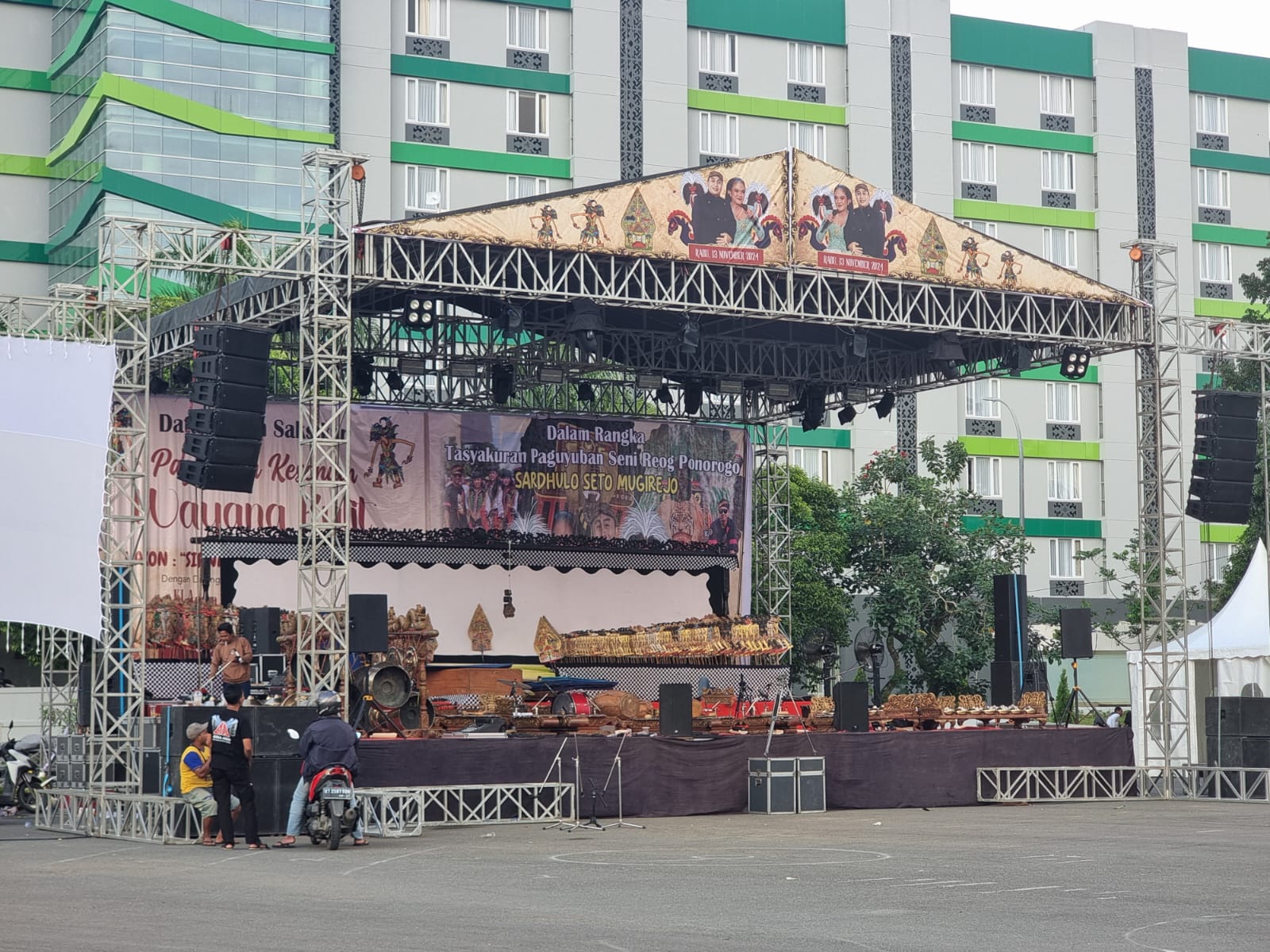 Komplek Gelora Kadrie Oening di Samarinda.