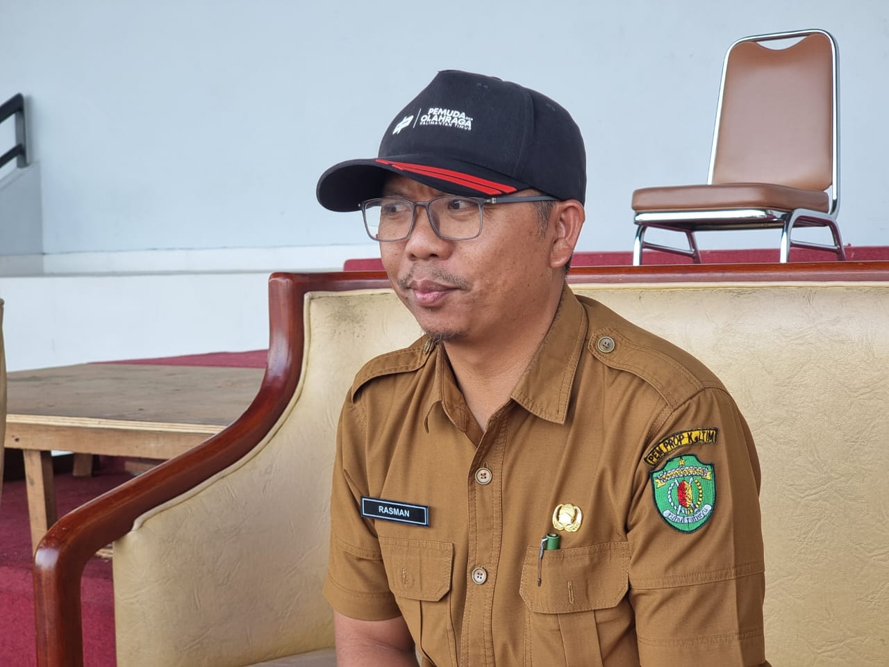 Kepala Bidang Peningkatan Prestasi Olahraga (PPO) Dispora Kaltim, Rasman Rading.