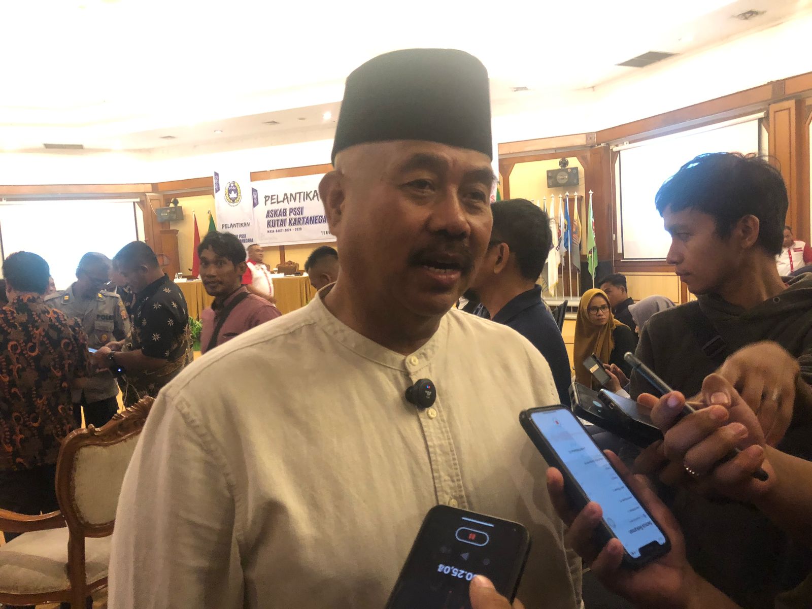 Bupati Kukar, Edi Damansyah yang memaparkan program penanganan stunting dan permasalah gizi anak yang terjadi di wilayah kepemimpinannya. (Ist)