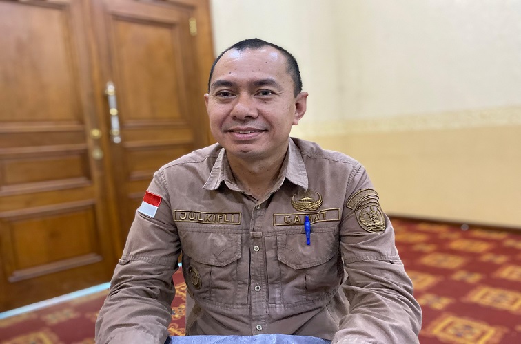 Camat Kota Bangun Darat, Zulkifli yang menegaskan pentingnya percepatan perda untuk melindungi dan melestarikan identitas budaya di Masyarakat Adat Kedang Ipil. (Ist)