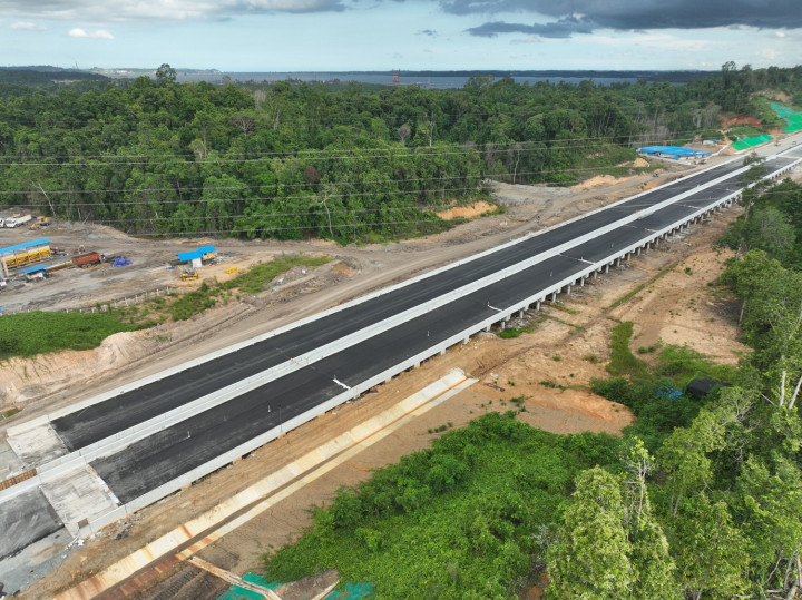 Proyek Jalan Tol Samarinda Bontang yang disingkat Sambo. (ist)