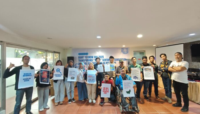 Koalisi POKJA 30 bersama Fraksi Rakyat Kutim (FRK) menggelar konferensi pers sekaligus diskusi publik dalam rangka Right to Know Day 2025 atau Hari Keterbukaan Informasi Publik Sedunia. (ist)