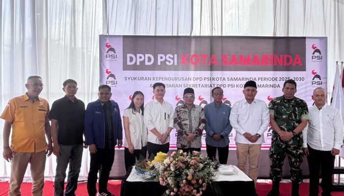 Peresmian kantor baru Partai Solidaritas Indonesia (PSI) Samarinda.